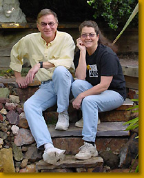 Ted and Mary in Garden